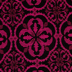 Fuchsia Blumen-Jacquard-Polstermöbel - Ribes y Casals