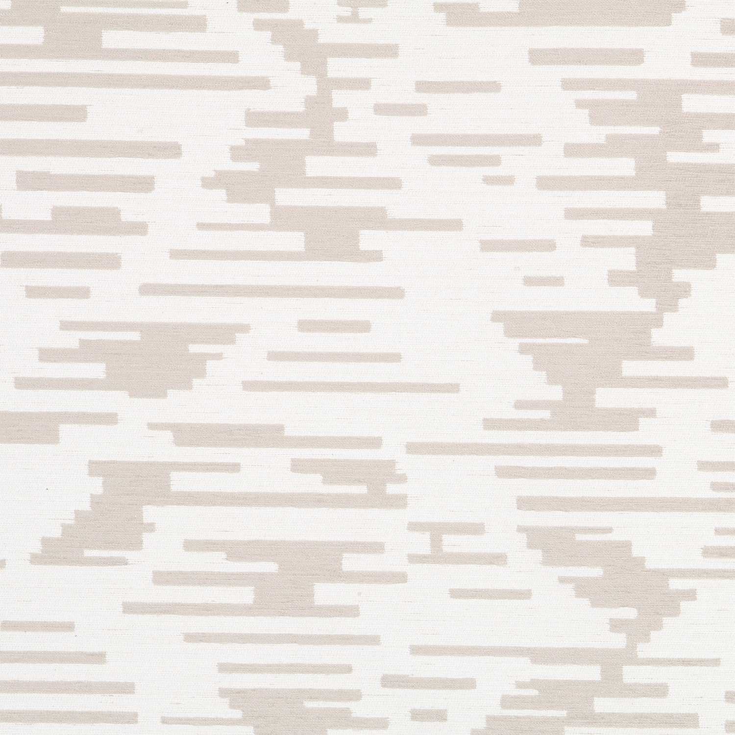 Geometrischer beigefarbener Jacquard-Bezug - Ribes y Casals