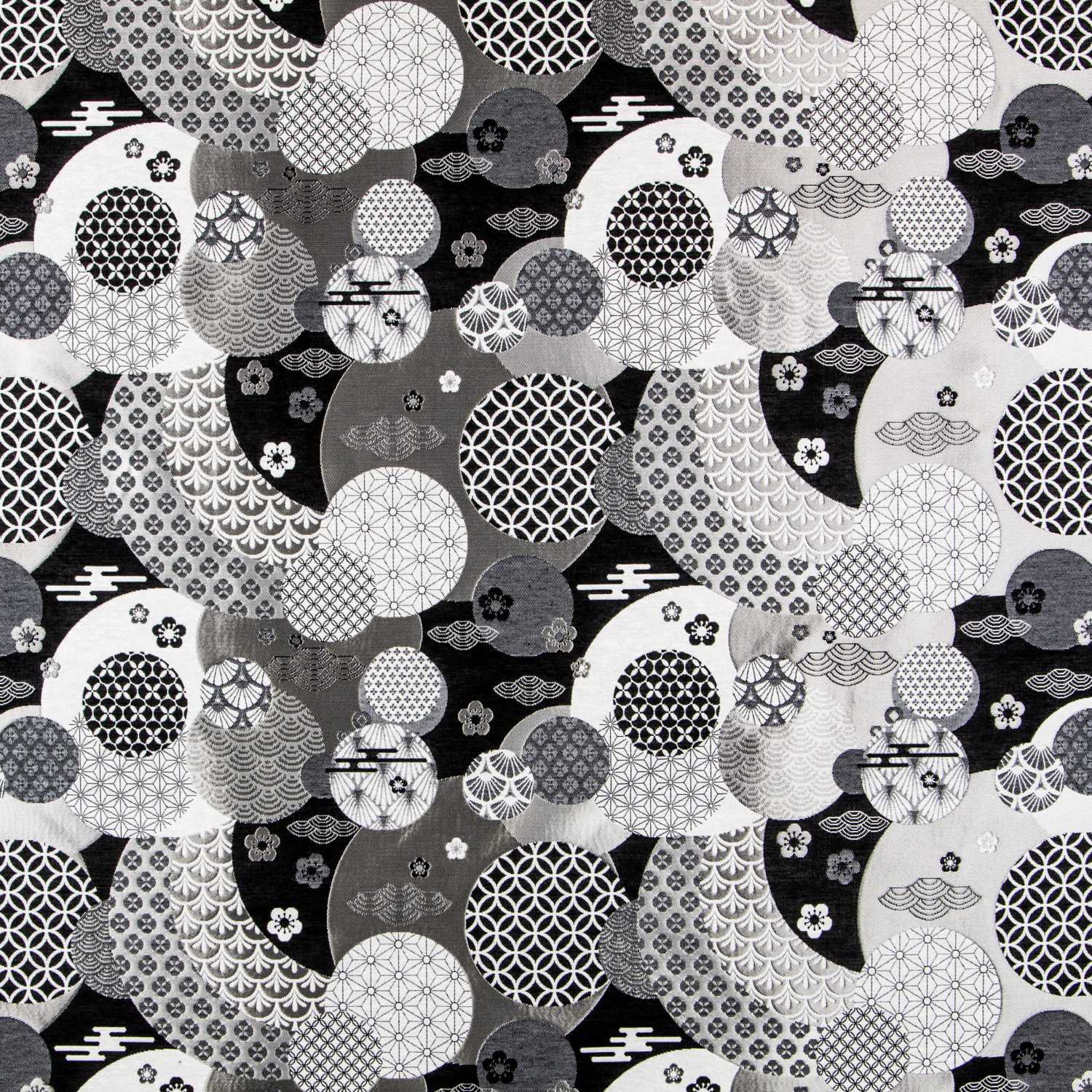 Polstermöbel Jacquard Japan Schwarz - Ribes y Casals