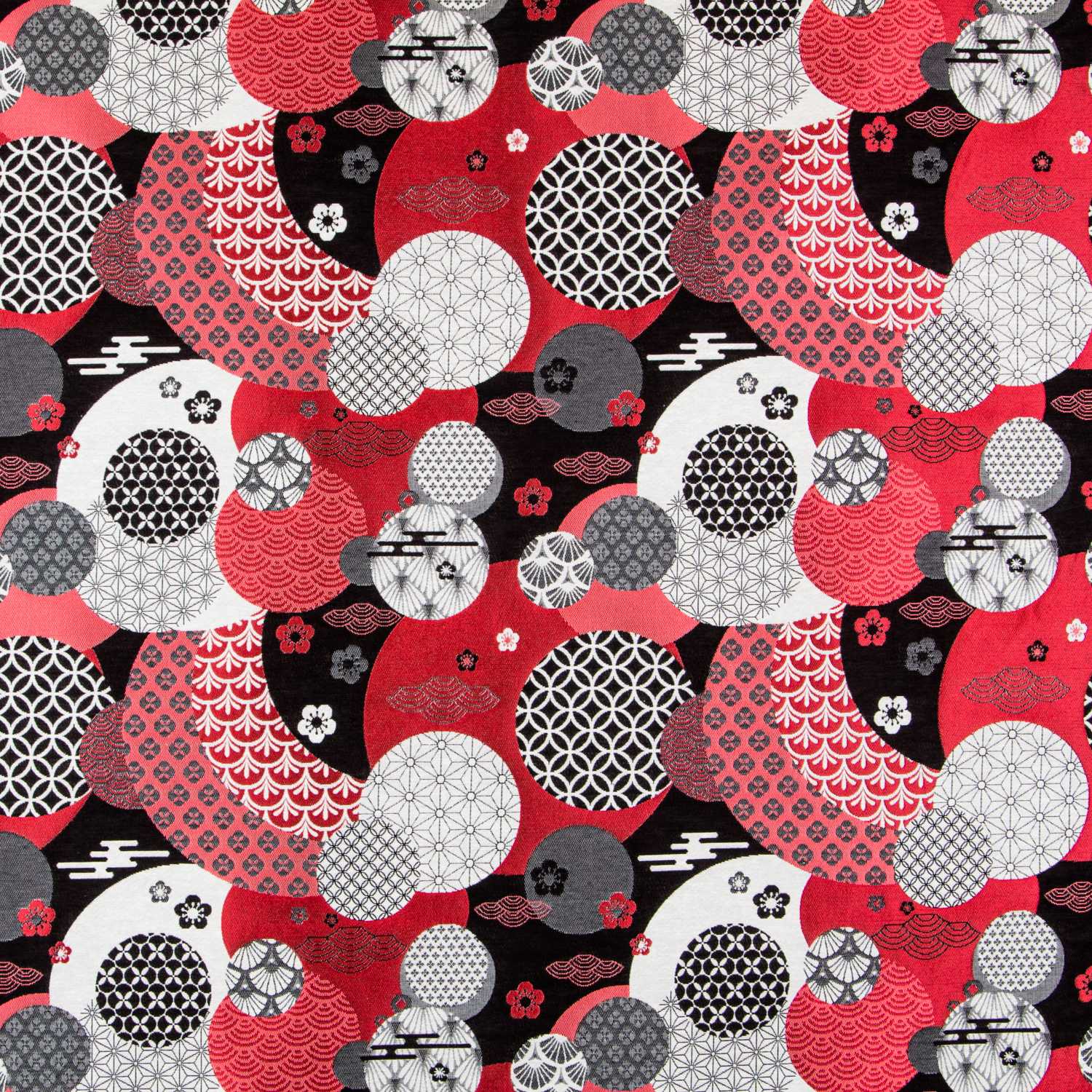 Polstermöbel Jacquard Japan Rot - Ribes y Casals