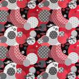 Polstermöbel Jacquard Japan Rot - Ribes y Casals