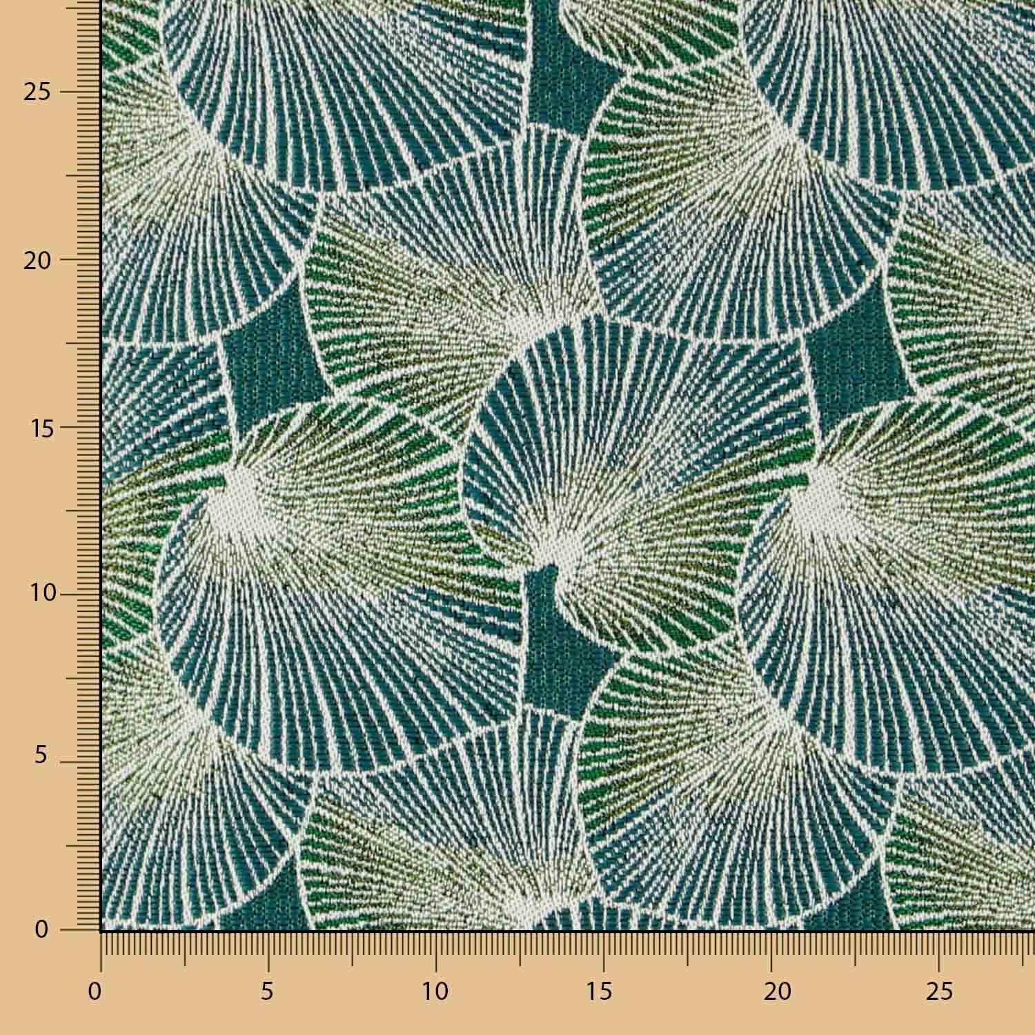 Lotusgrüner Jacquard-Polsterbelag - Ribes y Casals
