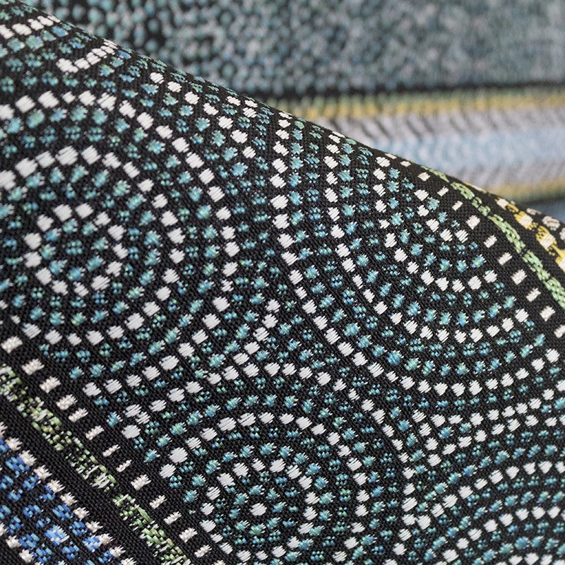 Jacquard-Wandteppich Rundstrick Grün - Ribes y Casals
