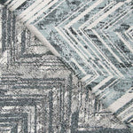 Polsterung Jacquard Zickzack Blau - Ribes y Casals