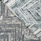 Polsterung Jacquard Zickzack Blau - Ribes y Casals