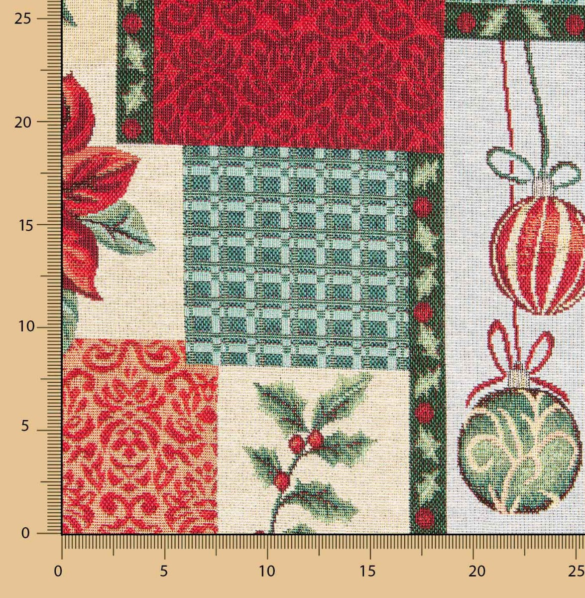Lurex-Deko-Weihnachtsteppich - Ribes y Casals