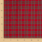 Taft Polyester Schottenkaro Rot - Ribes y Casals