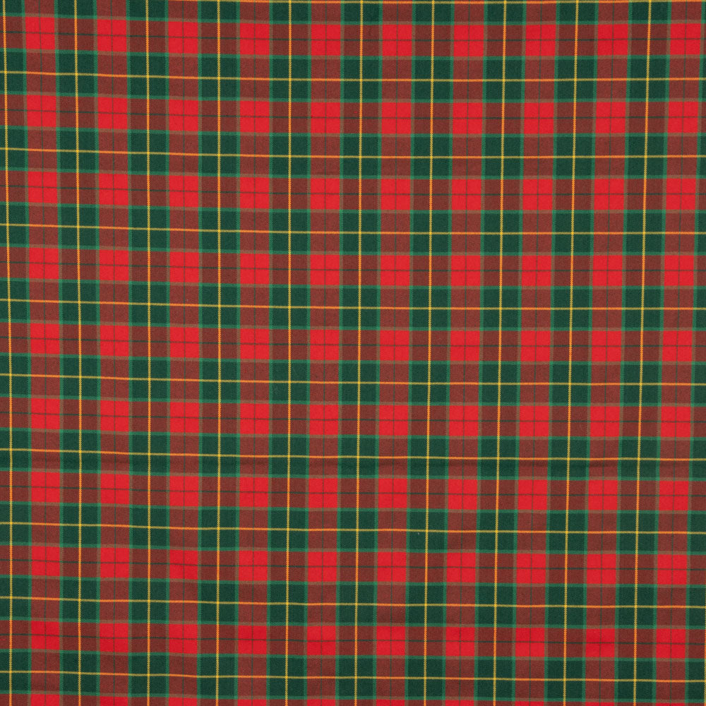 Twill Tartan Kariert Rot Groß - Ribes y Casals