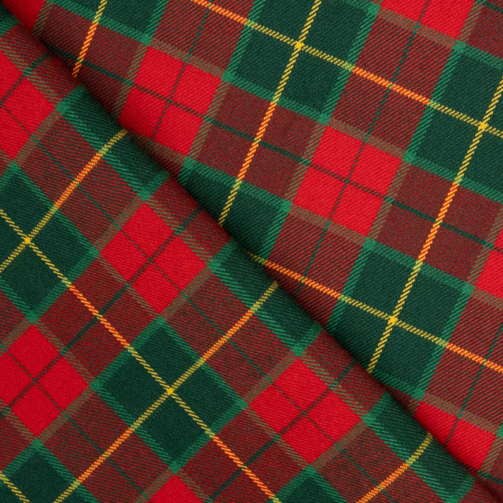 Twill Tartan Kariert Rot Groß - Ribes y Casals