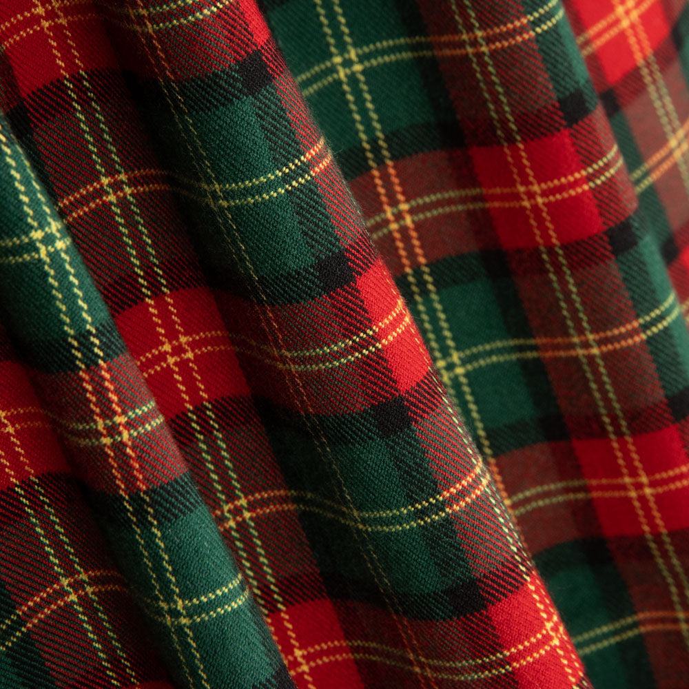 Twill Tartan Kariert Rot Kariert Klein - Ribes y Casals
