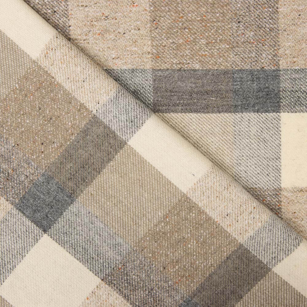 Beige karierter Flanell - Ribes y Casals