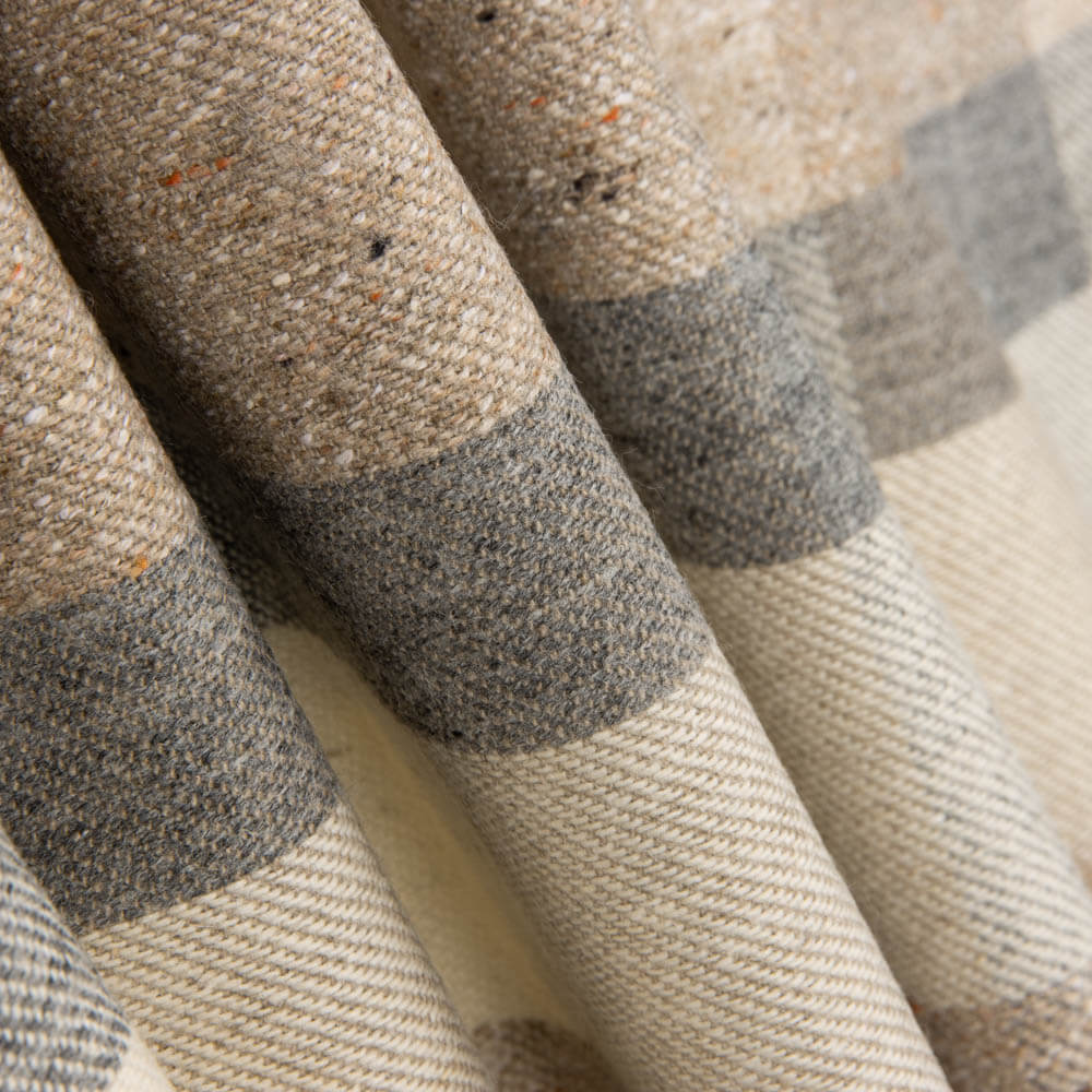 Beige karierter Flanell - Ribes y Casals