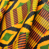 Afrikanischer Ocker-Rhombus-Stoff - Ribes y Casals