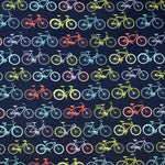 Bicycle Bicycle Baumwolle Popeline Marine - Ribes y Casals
