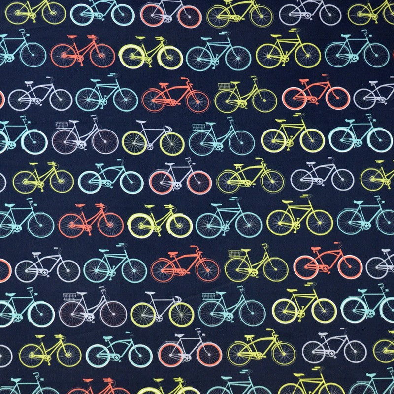 Bicycle Bicycle Baumwolle Popeline Marine - Ribes y Casals