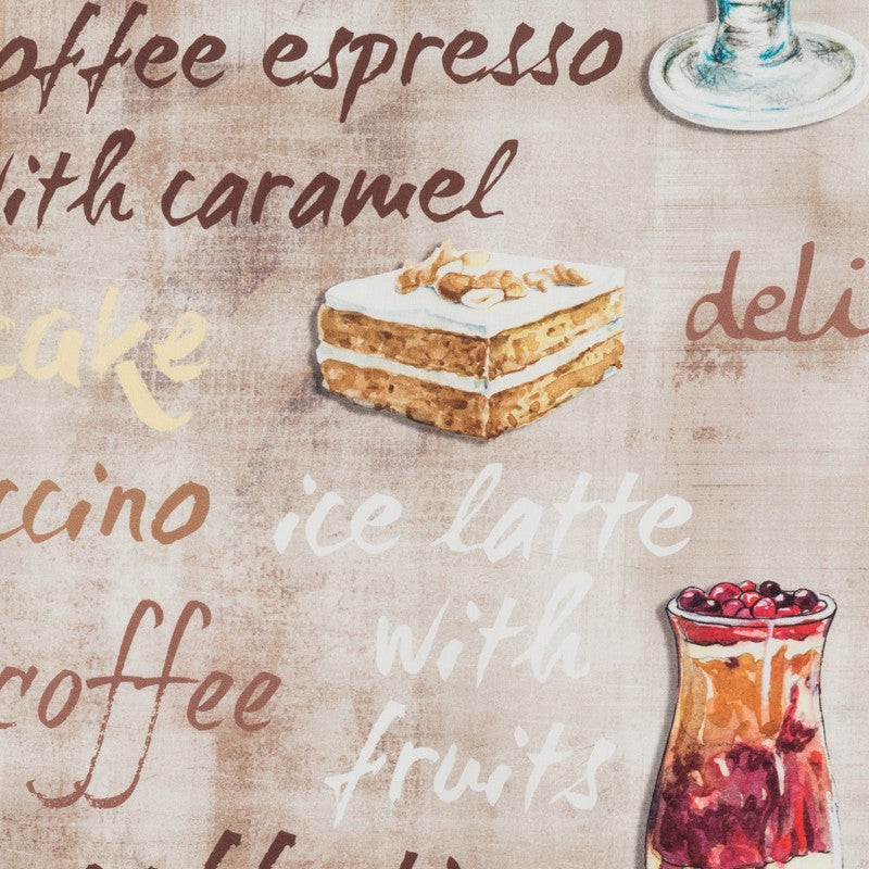 Coffe Time Bedruckte Popeline - Ribes y Casals