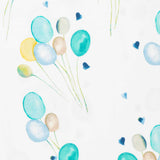 Baumwolle Vorhangstoff Blau Luftballons - Ribes y Casals
