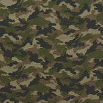 Militärischer bedruckter Baumwollstoff Beige - Ribes y Casals
