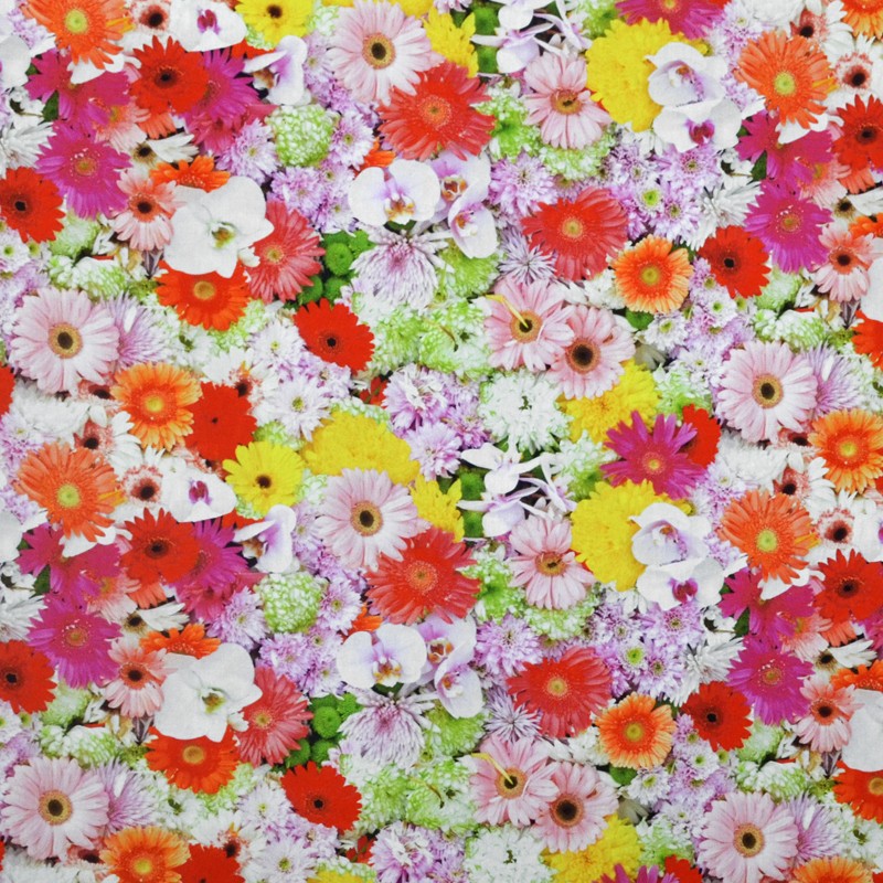 Multicolour Floral Baumwollstoff - Ribes y Casals