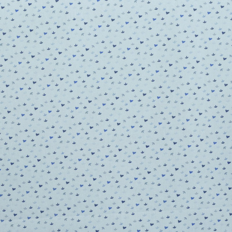 Kinder Baumwollstoff Hellblau Motive - Ribes y Casals