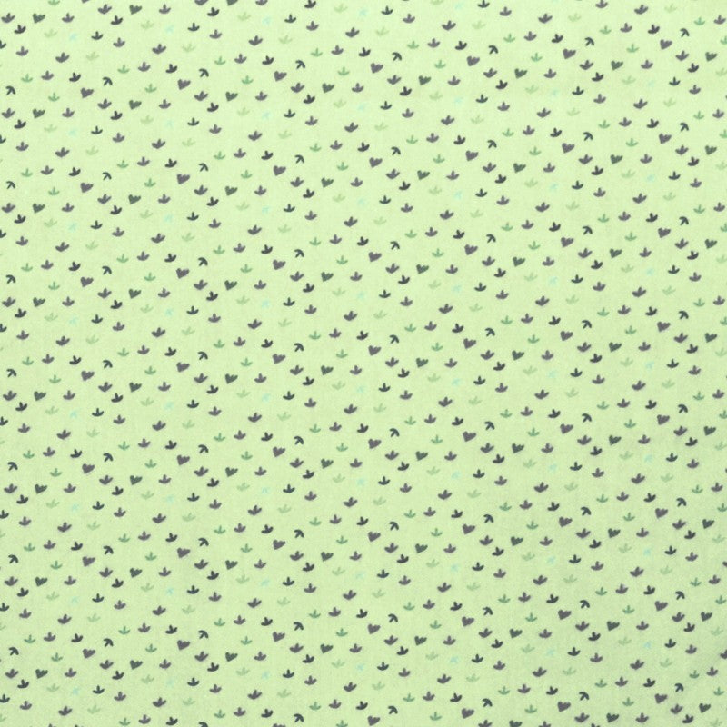 Kinder-Baumwollstoff Light Pistachio Motifs - Ribes y Casals