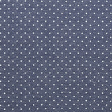 Denim Blue Polka Dot Baumwollstoff - Ribes y Casals