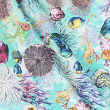 Ocean Cotton Poplin Grün - Ribes y Casals