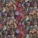 Herbst bedruckte Popeline Mehrfarbig - Ribes y Casals