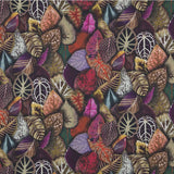 Herbst bedruckte Popeline Mehrfarbig - Ribes y Casals