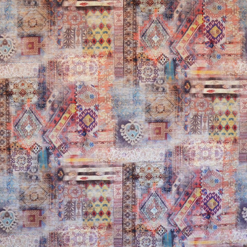 Popeline Baumwolle Popeline Ethnic Panel Fliese - Ribes y Casals