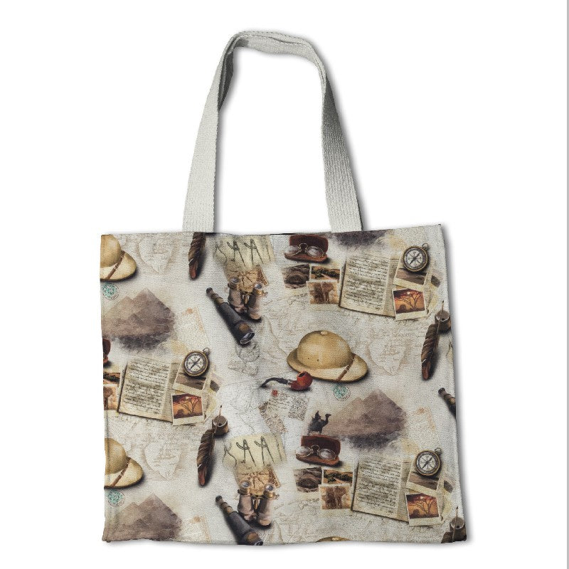 Safari Print Popeline Beige - Ribes y Casals