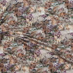 Zoo Print Popeline Grau - Ribes y Casals