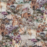 Zoo Print Popeline Grau - Ribes y Casals
