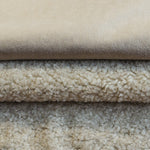 Beige Wildleder Borreguito Stoff - Ribes y Casals