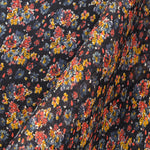 Bambula Schwarz Floral Chiffon Bambulatuch - Ribes y Casals