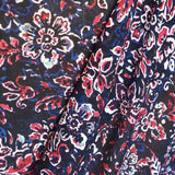 Stoff Bambula Blume Koralle Kontur - Ribes y Casals