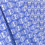 Blaue Totenköpfe Badeanzug-Stoff - Ribes y Casals