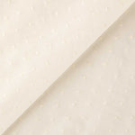 Batiste Plumeti Stickereistoff Ecru - Ribes y Casals