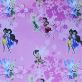 Stoff Black Out Tinkerbell Rosa - Ribes y Casals