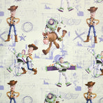 Black Out Toy Story Stoff Grünlich Grau - Ribes y Casals