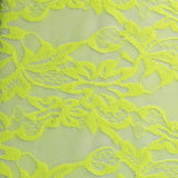Fluorgelber elastischer Stoff Blonda Elastic Fabric - Ribes y Casals