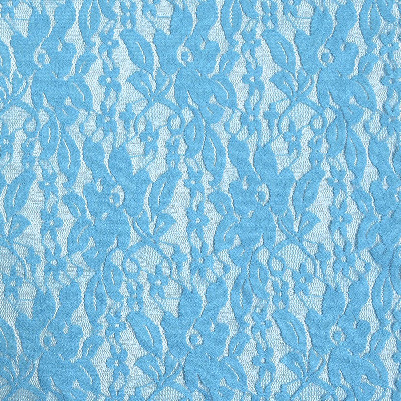 Elastischer Blonda-Stoff Blau - Ribes y Casals