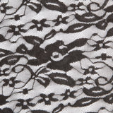 Schwarzer elastischer Stoff Blonda Elastic Fabric - Ribes y Casals