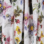 Schweizer Stickerei Floral Print Stoff - Ribes y Casals