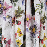 Schweizer Stickerei Floral Print Stoff - Ribes y Casals