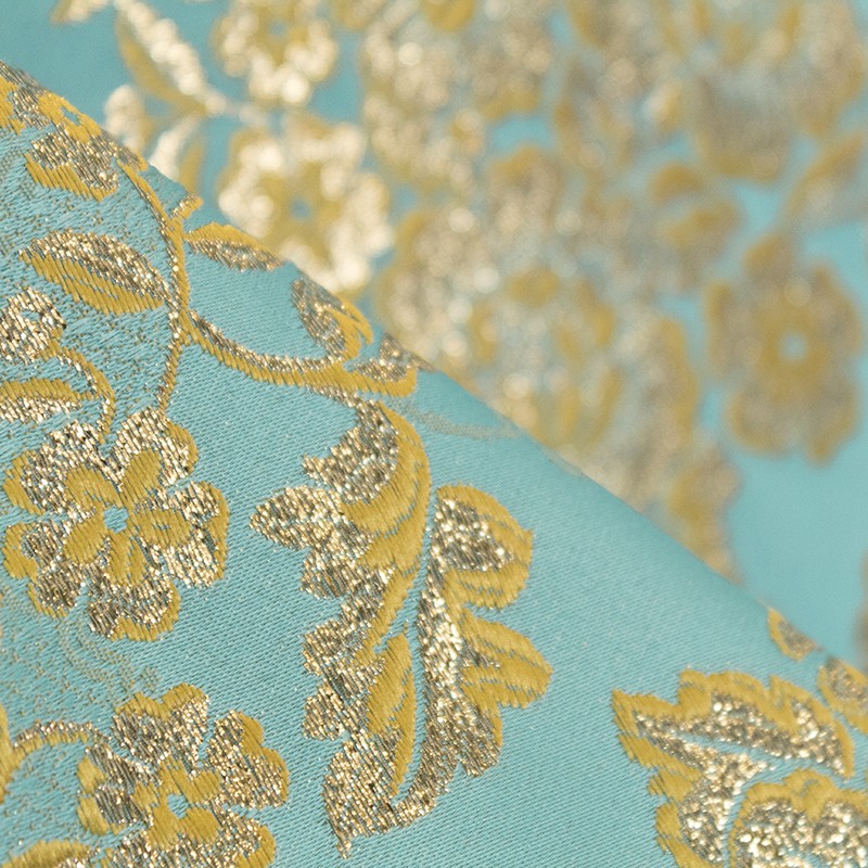 Lurex Brokat-Stoff Wasserblume - Ribes y Casals
