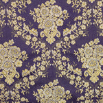 Brokat Lurex Lila Blume Stoff - Ribes y Casals