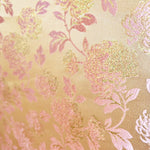 Rosa Blume Brokat-Stoff - Ribes y Casals
