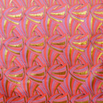 Brokatstoff Fuchsia Waves - Ribes y Casals