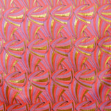 Brokatstoff Fuchsia Waves - Ribes y Casals